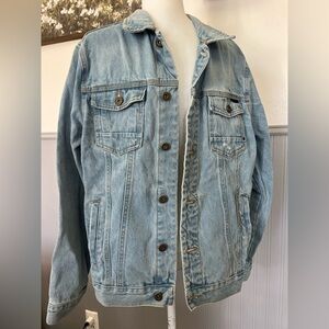 Zara Man Distressed Denim Jacket / Size: Large